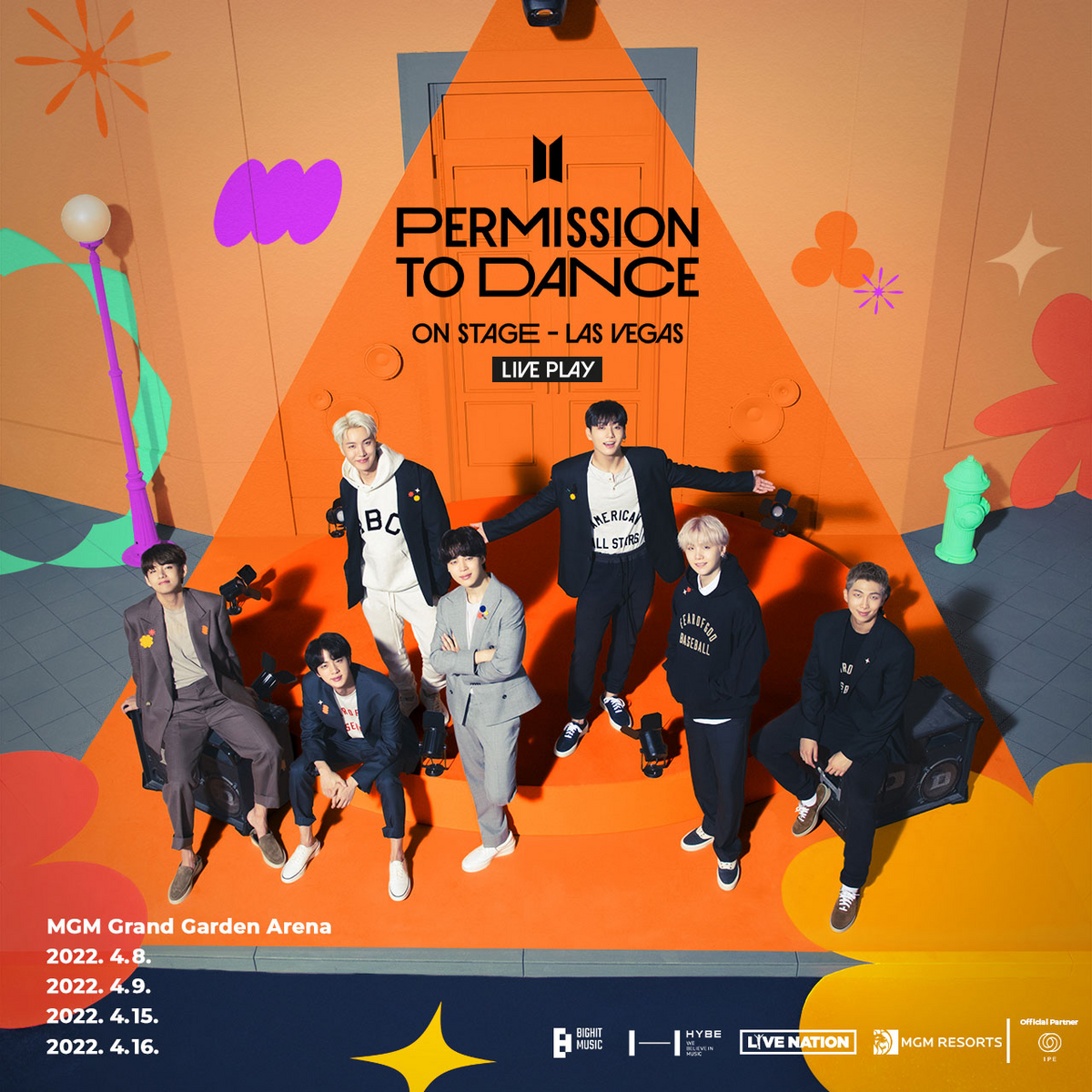 BTS Permission To dance in Las Vegas [LIVE PLAY]